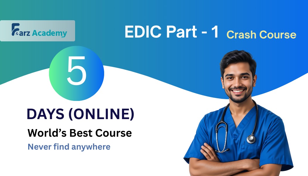 EDIC PART 1 CRASH COURSE - 5 DAYS (ONLINE)